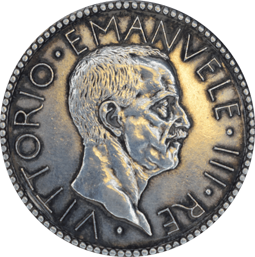 Avers 20 lires "Littore" Vittorio Emanuele III 1928 R