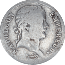 Demi franc Napoléon Empereur 1808 W - Avers