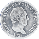 50 centesimi Charles Félix 1825 L - Avers