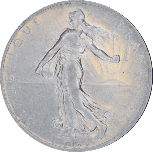 Avers 2 francs Semeuse 1910