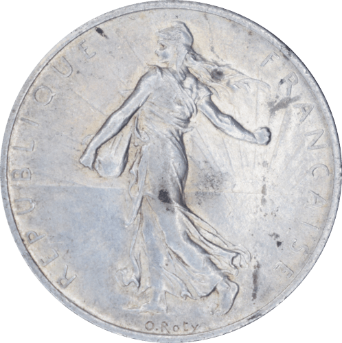 Avers 2 francs Semeuse 1905