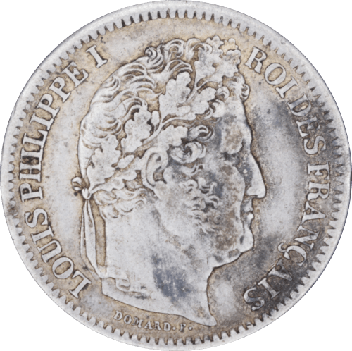 Avers 2 francs Louis Philippe 1839 A