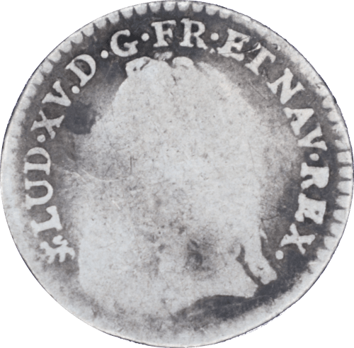 1⁄20 écu Louis XV 1728 T - Avers