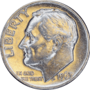 10 cents "Roosevelt Dime" 1963 D - Avers