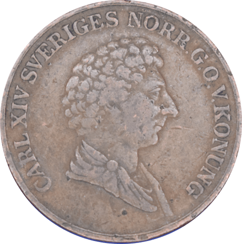 1 skilling banco Charles XIV 1837 - Avers