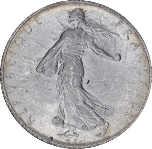 Avers 1 franc Semeuse 1912
