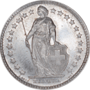 1/2 franc Helvetia debout 1958 - Avers