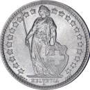 1/2 franc Helvetia debout 1964 - Avers