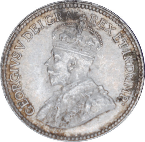 Avers 5 cents Georges V 1920