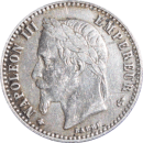 50 centimes Napoléon III 1867 A - Avers