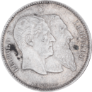 1 franc 1880 Léopold II - Avers