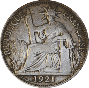 Avers 20 cents Indochine française 1921 A