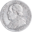 1 lira Pius IX 1867 R - Avers
