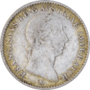 ¼ lire - François Ier 1823 M - Avers