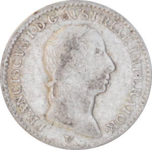 Avers ¼ lire - François Ier 1824 V