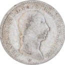 ¼ lire - François Ier 1824 V - Avers