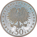 50 zlotys 1972 Frédéric Chopin - Avers