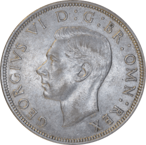 Avers ½ couronne 1944 George VI