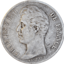 1 franc Charles X 1827 K - Avers