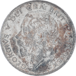 Avers ½ couronne 1921 George V