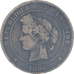 Avers 10 centimes 1886 A Cérès