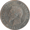 10 centimes 1856 B Napoléon III - Avers