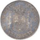 1 peseta 1901 Alphonse XIII toupet - Revers