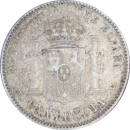 1 peseta 1900 Alphonse XIII toupet - Revers