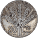 20 centesimos 1930 Constitution - Revers