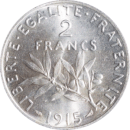 2 francs Semeuse 1915 - Revers