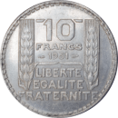 10 francs 1931 Turin - Reverse