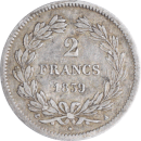 2 francs 1839 A Louis Philippe I - Reverse