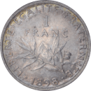 1 franc Semeuse 1898 - Reverse
