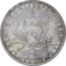 1 franc Semeuse 1902 - Reverse