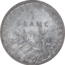 1 franc Semeuse 1904 - Reverse