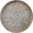 50 centimes Semeuse 1904 - Reverse