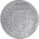 4 reales Isabel II 1853 Barcelone - Reverse