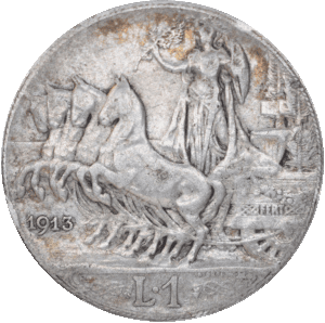 1 lire Victor-Emmanuel III 1913 R - Revers