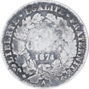50 centimes Cérès 1874 A - Reverse