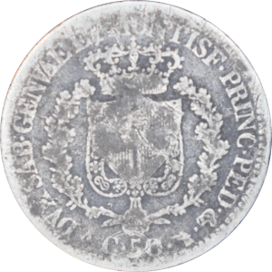 50 centesimi Charles Félix 1825 L - Revers