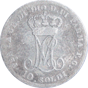 10 soldi Maria Luigia 1815 M - Revers