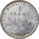 1 franc Semeuse 1910 - Reverse