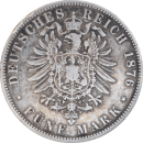 5 Mark Wilhelm I 1876 A - Revers