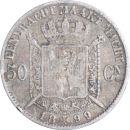 50 centimes Léopold II 1899 - Revers