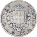 50 centesimi Vittorio Emanuele II 1863 M - Revers