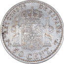 50 centimos Alphonse XIII 1904 PCV - Revers