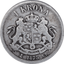 1 krona Oscar II 1875 - Revers