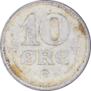 10 øre Christian X 1919 - Reverse