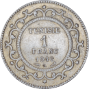 1 franc Muhammad V 1334(1916) - Revers