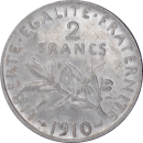 2 francs Semeuse 1910 - Revers